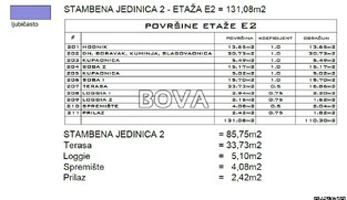 Dvosoban stan 110,30 m2 &ndash; Zadar - Diklo *Odlična lokacija* (ID-2590/E)